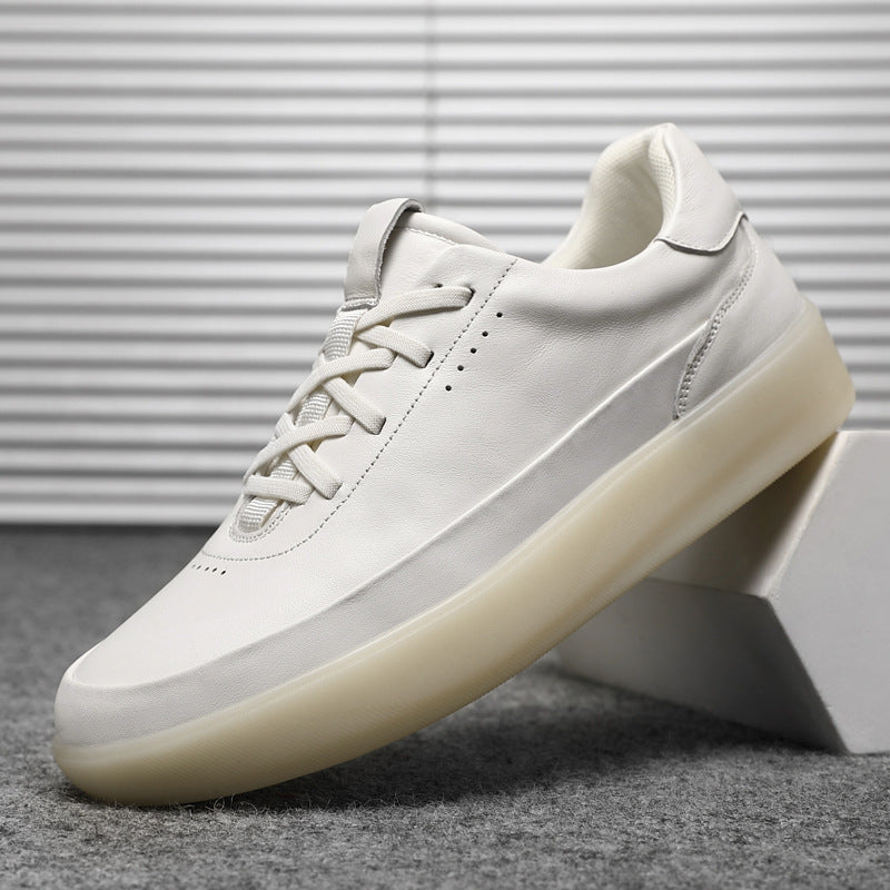 Damen Modische Sneakers aus hochwertigem Leder mit dämpfender Sohle EB
