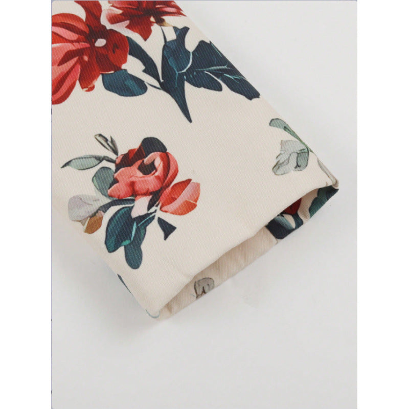 Damen Blazer mit floralen Mustern und modernem Schnitt EB
