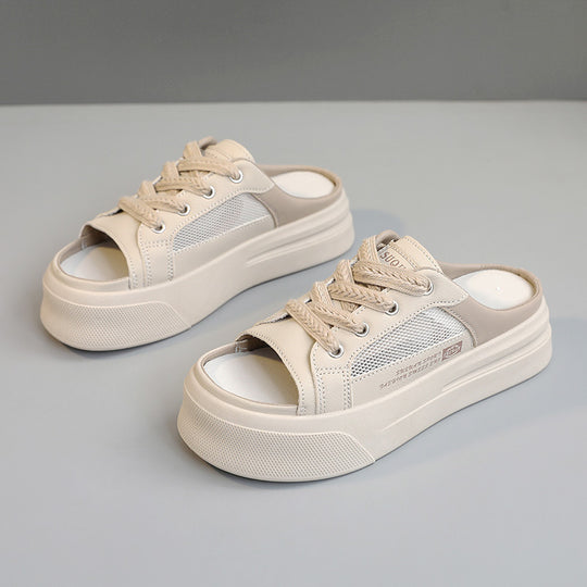 Damen Slip-On Sneaker mit atmungsaktiver Mesh-Oberfläche und sportlichem Design EB