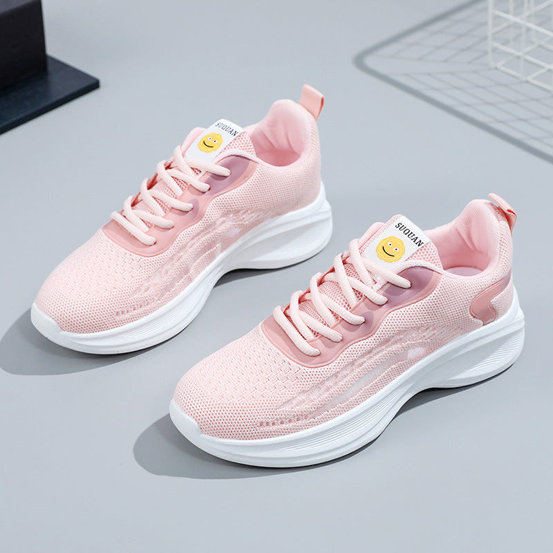 Damen atmungsaktive Freizeitschuhe mit flexiblem Sohlenprofil EB