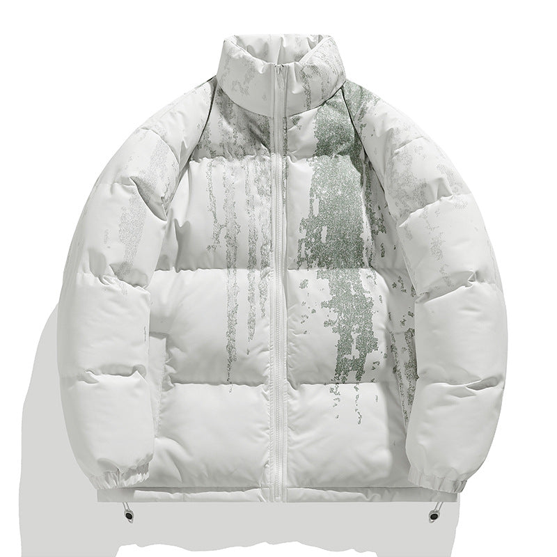 Damen Winterpufferjacke mit elastischen Bündchen und stylischem Design EB