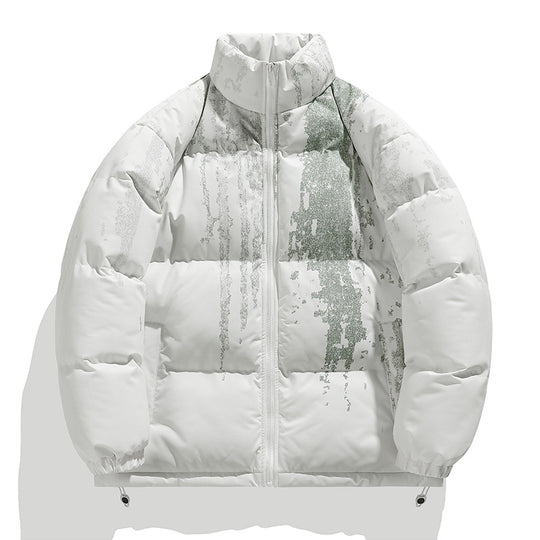 Damen Winterpufferjacke mit elastischen Bündchen und stylischem Design EB