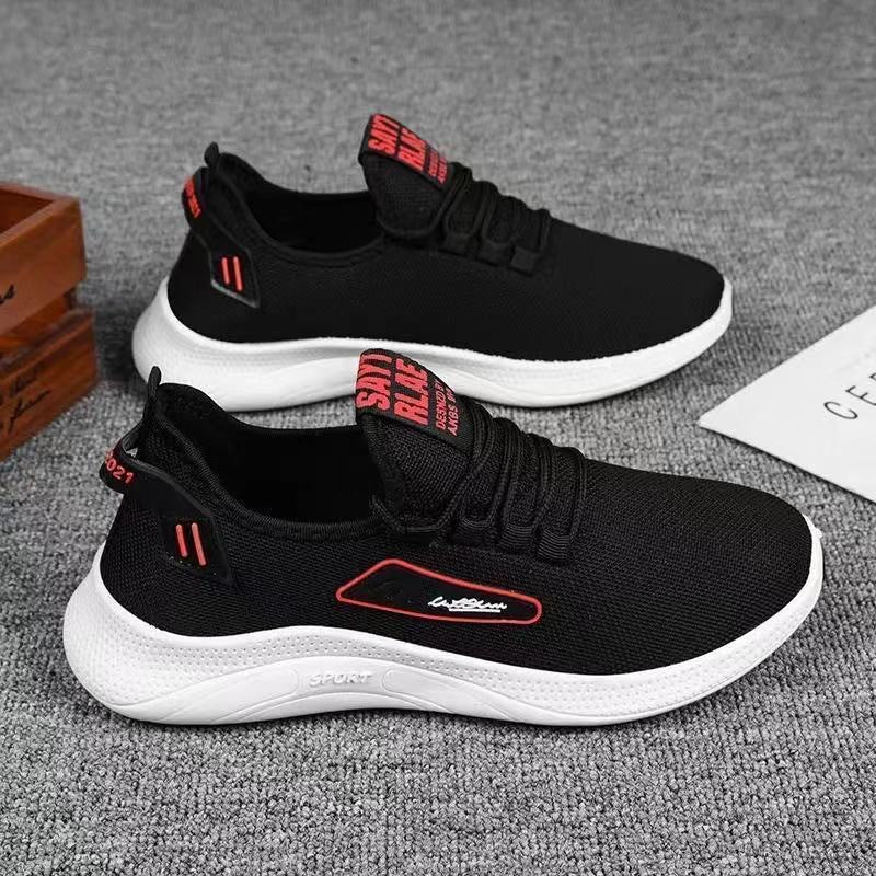Damen Sportliche Sneakers mit atmungsaktivem Obermaterial und flexibler Laufsohle EB
