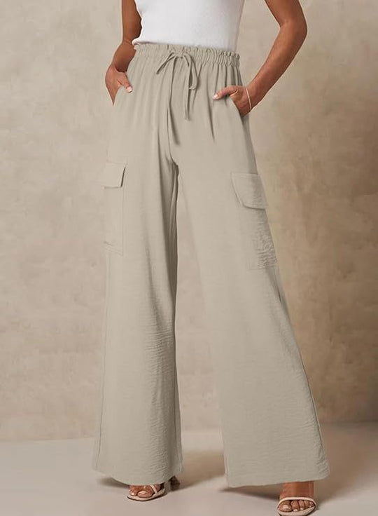 Damen Cargo-Hose aus leichtem Jersey EB