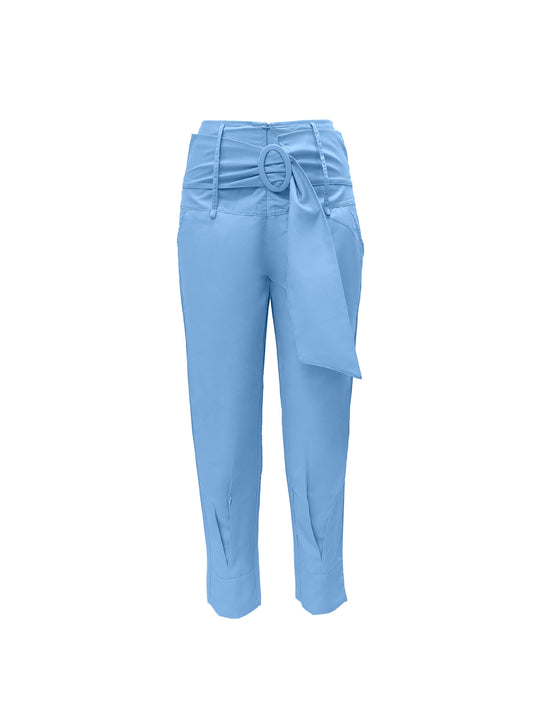 Damen Modische Culotte mit eleganter Schleifenoption EB