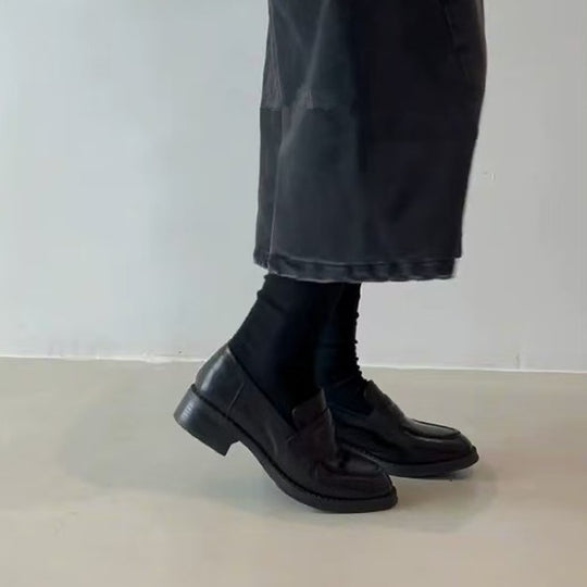 Damen Elegante Loafers mit hochwertigem Leder und komfortablem Fußbett EB