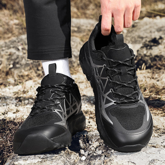 Herren Outdoor-Hiking-Sneaker mit rutschfester Profilsohle und atmungsaktivem Obermaterial EB