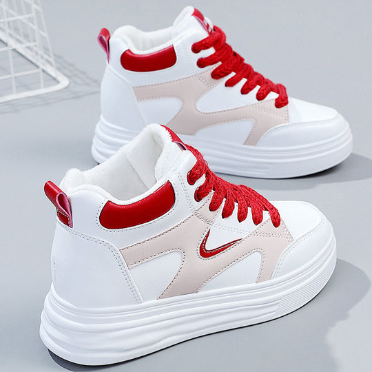 Damen Hochsportliche Sneaker mit modischer Schnürung EB