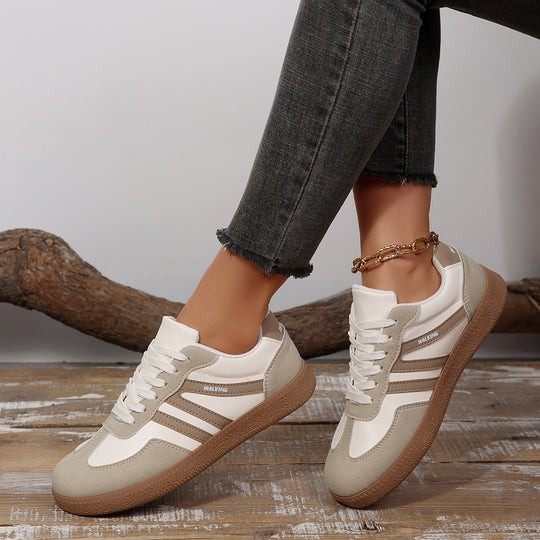 Damen Sportliche Sneakers mit rutschfester Sohle und weichem Innenfutter EB