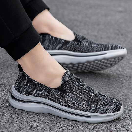Damen Slip-On Sneakers aus atmungsaktivem Mesh mit komfortabler Sohle EB