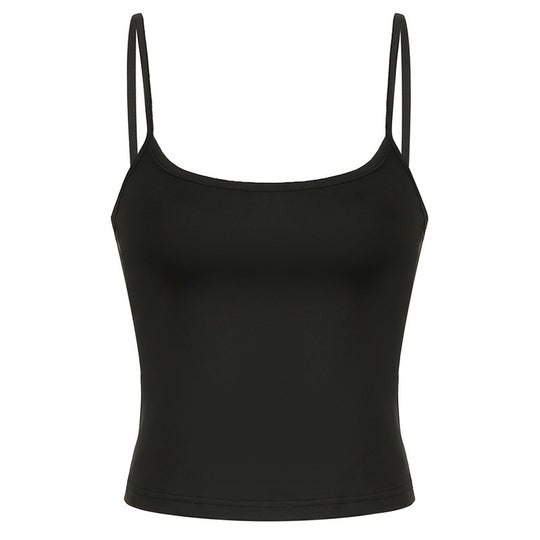Damen Spaghetti-Trägertop aus feiner, atmungsaktiver Baumwolle EB