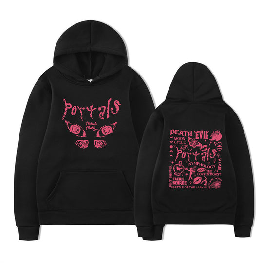 Damen Kapuzenpullover mit kreativem Motiv und bequemer Passform EB