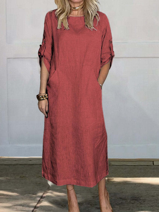 Damen Leichte Sommerkleid EB