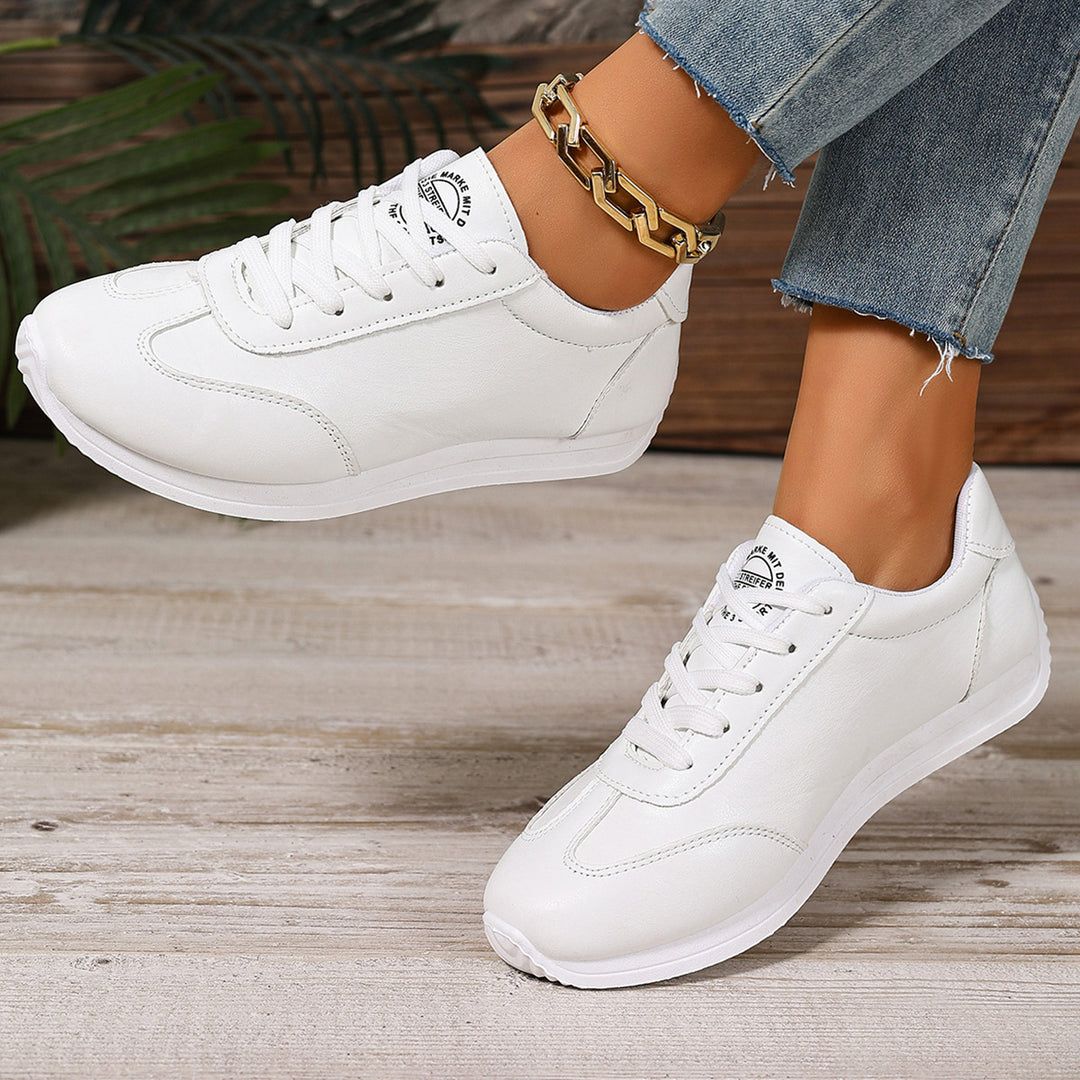 Damen Bequeme Alltagssneakers mit atmungsaktiver Obermaterialstruktur EB