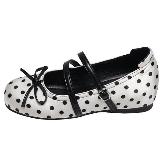Damen Ballerinas mit komfortablem Fußbett und dekorativem Riemen EB