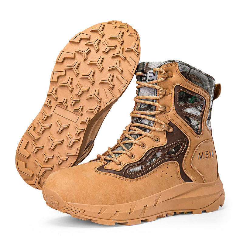Herren robuster Tactical Stiefel mit verstärktem Knöchelschutz und atmungsaktiver Membran EB