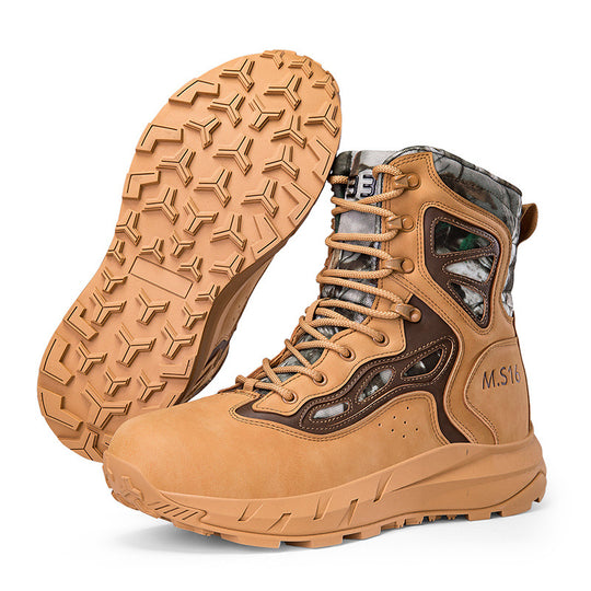 Herren robuster Tactical Stiefel mit verstärktem Knöchelschutz und atmungsaktiver Membran EB