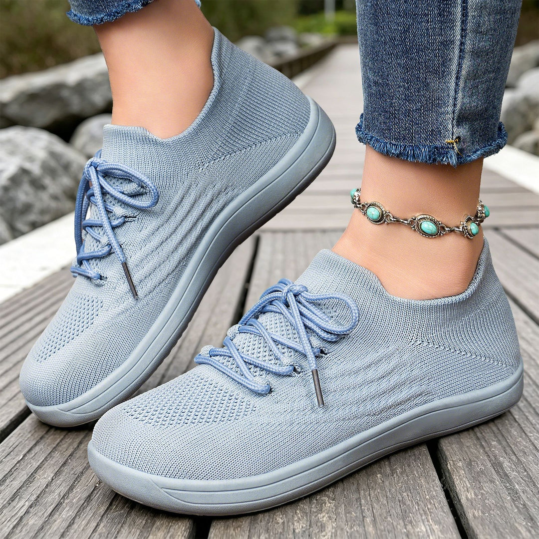Damen nan ultraleichter Everyday-Stricktrainer mit sockenähnlichem Einstieg und orthopädischer Memory-Zwischensohle EB