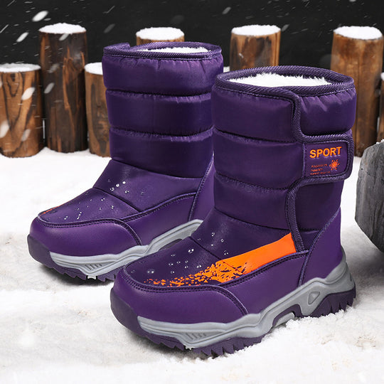 Damen Winterstiefel mit rutschfester Sohle und isolierender Fütterung EB