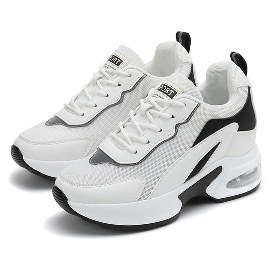 Damen Sportliche Sneakers mit dämpfender Air-Cushion Sohle EB