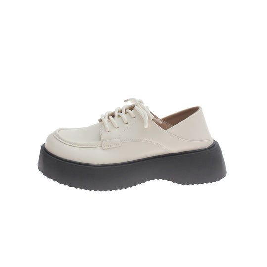 Damen Schnürschuhe mit modischem Plateau und edlem Obermaterial EB