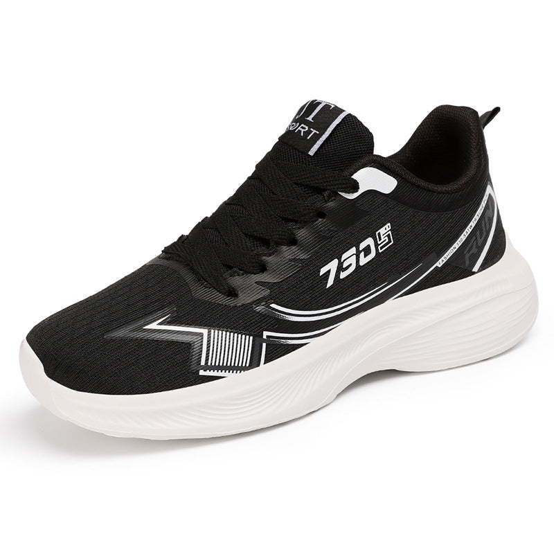 Damen Sportliche Running-Sneakers mit atmungsaktiver Mesh-Oberfläche und rutschfester Sohle EB