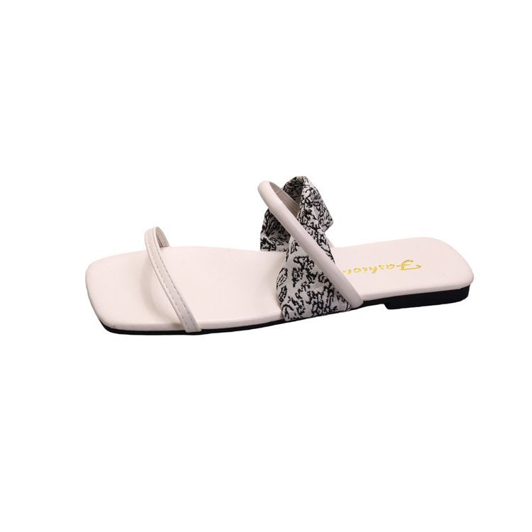 Damen modische Riemensandalen mit elegantem Knöchelriemen und gestalteter Schnürung EB