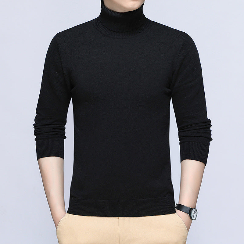 Herren Rollkragenpullover aus hochwertiger, atmungsaktiver Baumwolle EB