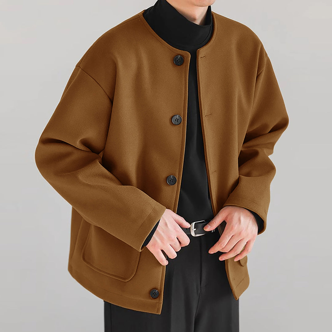 Damen Übergangsjacke mit praktischen Taschen und Knopfverschluss EB