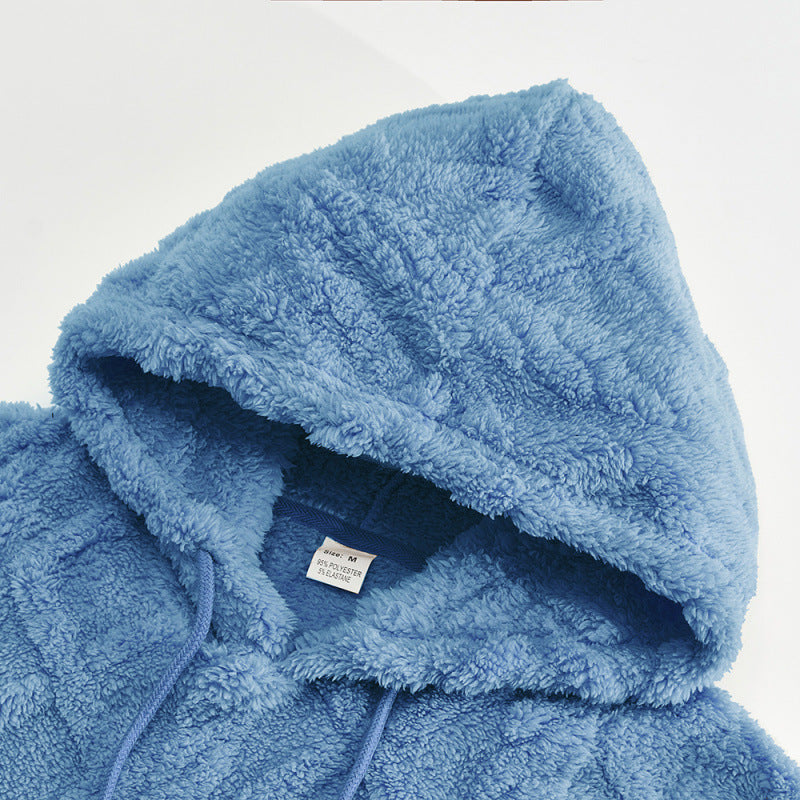 Damen Kuscheliger Fleece-Hoodie mit Strukturmuster EB