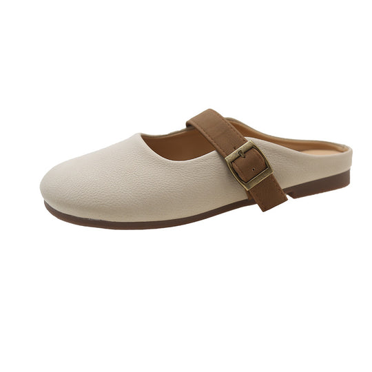Damen Clogs mit elegantem Schnallenverschluss und bequemer Innensohle EB