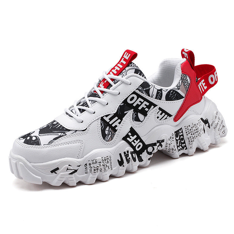 Damen Sportliche Sneaker mit einzigartigem Print-Design EB