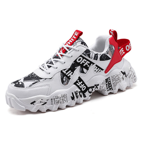 Damen Sportliche Sneaker mit einzigartigem Print-Design EB