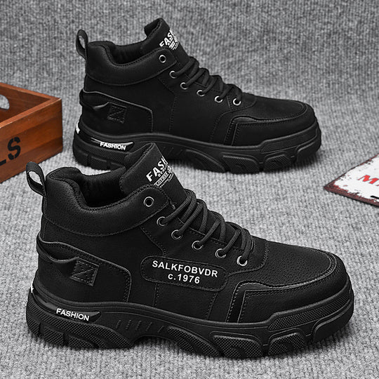 Herren hochgeschnittene modische Sneakers mit rutschfester Sohle und atmungsaktivem Obermaterial EB