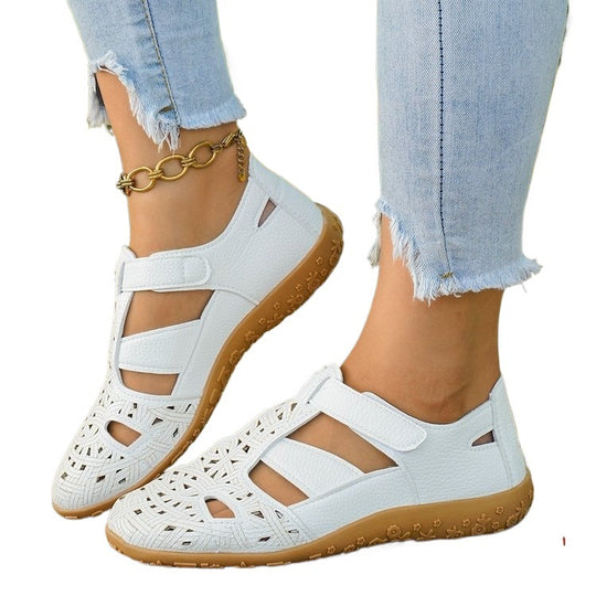 Damen Komfortable und luftige Riemchen-Sandalen EB