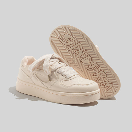 Damen Modische Plataforma Sneakers mit weicher Dämpfung EB
