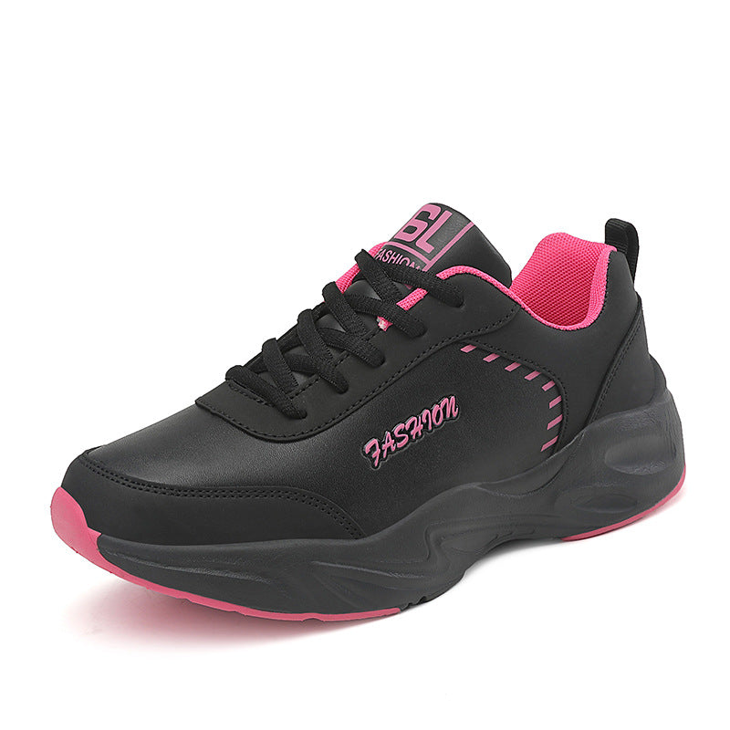 Damen nan voluminöse Sneaker mit gepolstertem Kragen und stoßabsorbierender Sohle EB