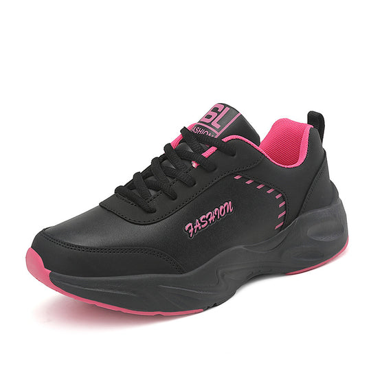Damen nan voluminöse Sneaker mit gepolstertem Kragen und stoßabsorbierender Sohle EB