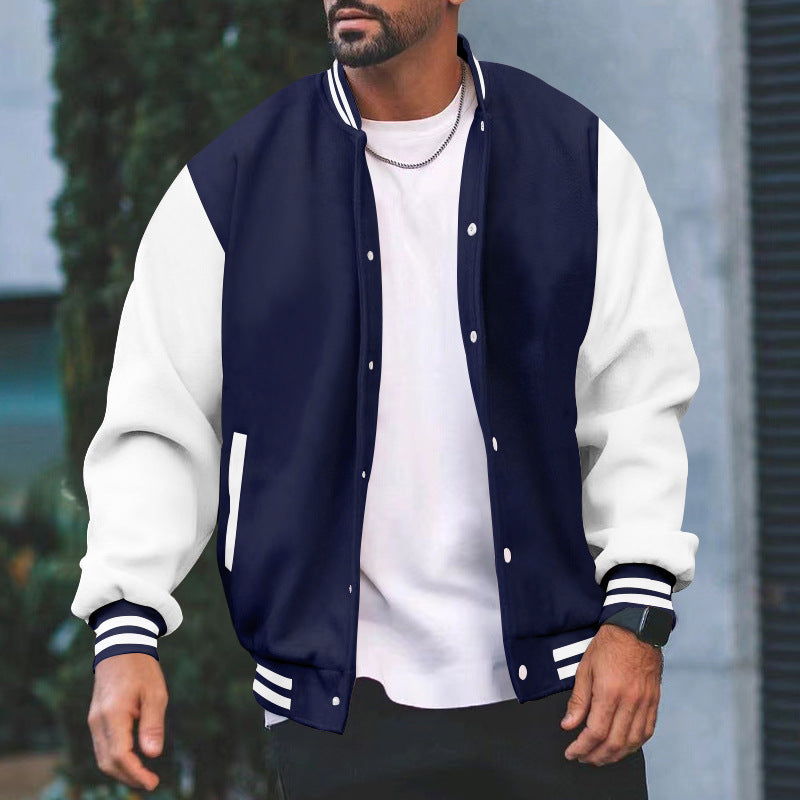 Herren Sportliche Collegejacke EB