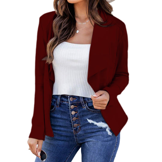 Damen elegante und lässige Blazerjacke EB