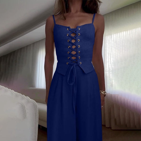 Damen Korsettbluse mit Schnüroptik EB