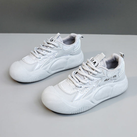 Damen sportliche Sneakers mit atmungsaktiven Mesh-Einsätzen und dämpfendem Sohlenprofil EB