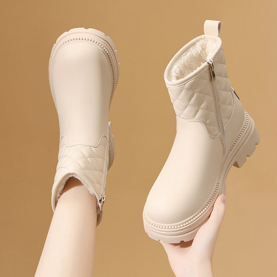 Damen Winterboots mit weichem Innenfutter und robustem Außenmaterial EB