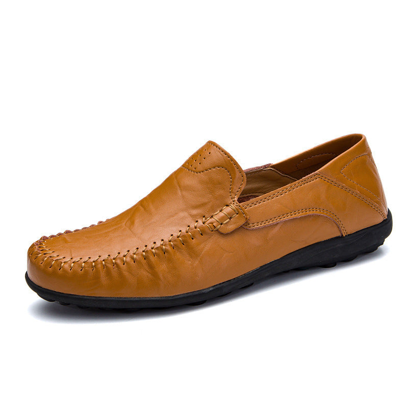 Damen Elegante Mokassins aus hochwertigem Leder mit handgenähten Details EB