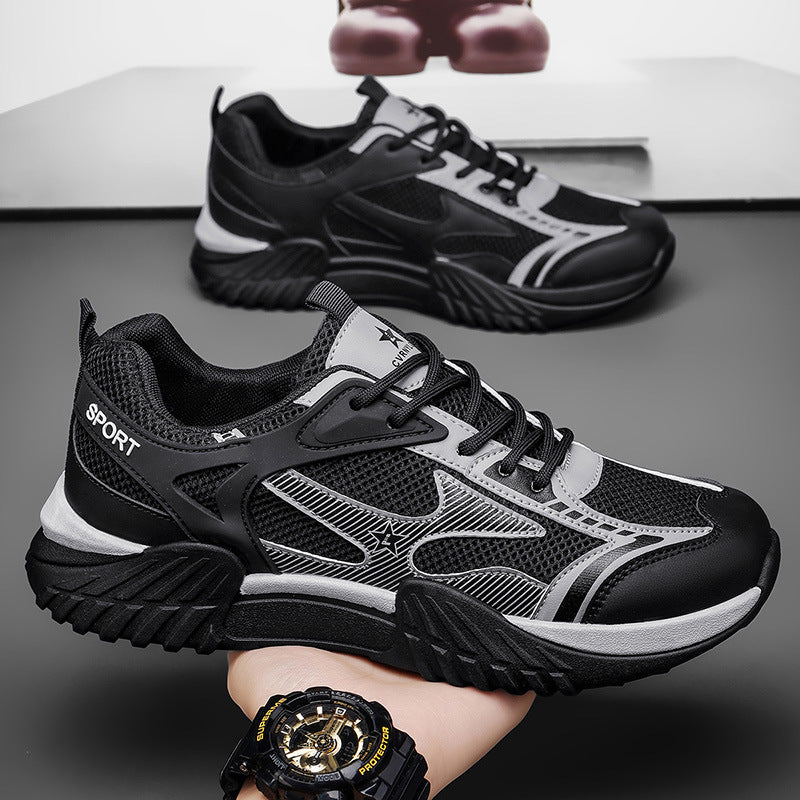 Herren Atmungsaktive Sport-Sneaker mit rutschfester Sohle EB