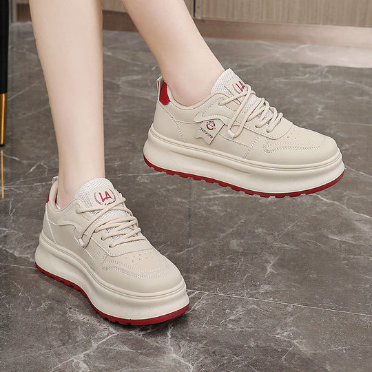 Damen Sportliche Plattform Sneakers mit Komfortdämpfung EB
