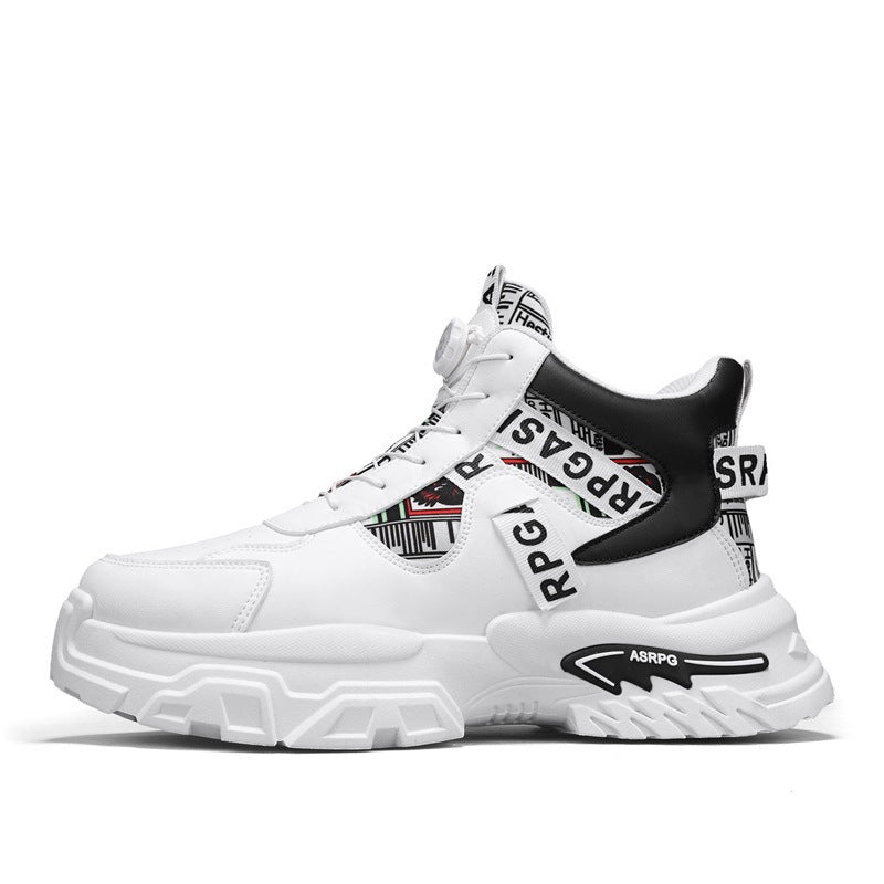 Damen Modische High-Top Sneakers mit stabiler Sohle und innovativem Schnellschnürsystem EB