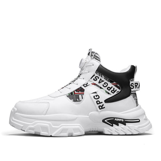 Damen Modische High-Top Sneakers mit stabiler Sohle und innovativem Schnellschnürsystem EB