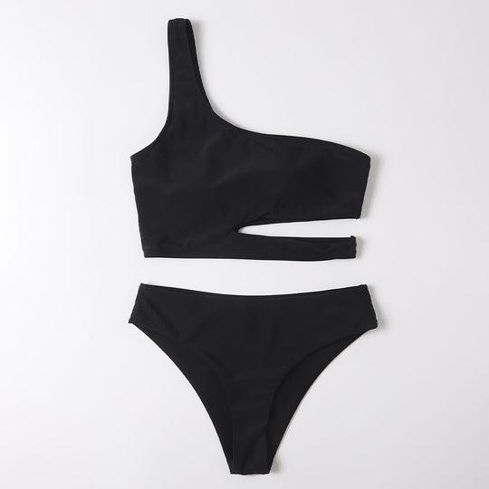 Damen Einseitiger Bikini mit innovativem Cut-Out EB