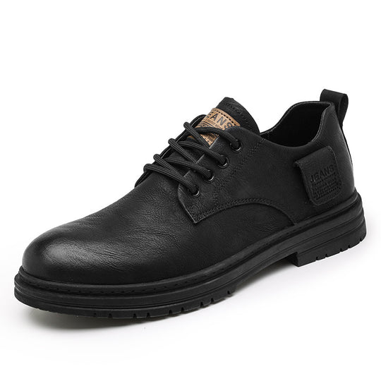 Damen Klassische Schnürschuhe aus hochwertigem Leder mit rutschfester Sohle EB